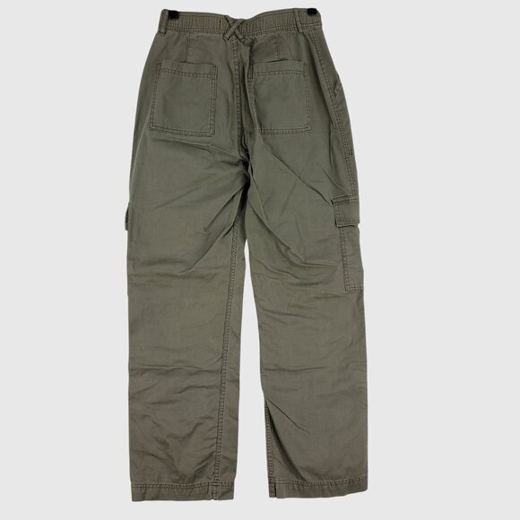Abercrombie & Fitch Womens Green Cargo Pants Multiple Pockets & Adjustable 28/6 - Picture 2 of 9